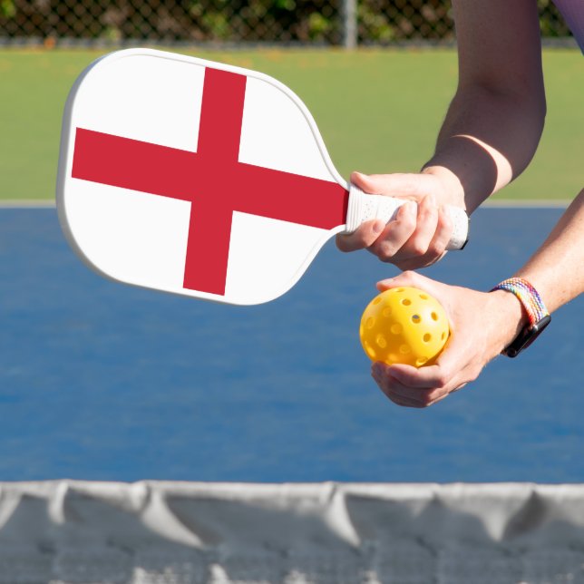 Flag of England Pickleball Paddle (Insitu)