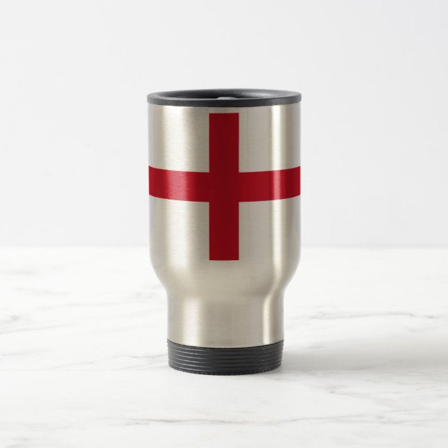 Flag of England Travel/Commuter Mug (Center)