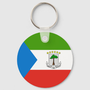 Flag of Equatorial Guinea Key Ring