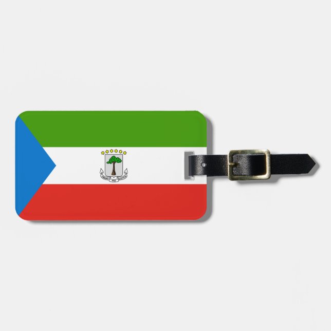 Flag of Equatorial Guinea Luggage Tag (Front Horizontal)