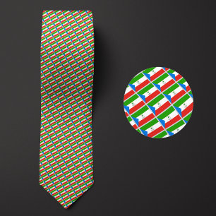 Flag of Equatorial Guinea Pattern Tie