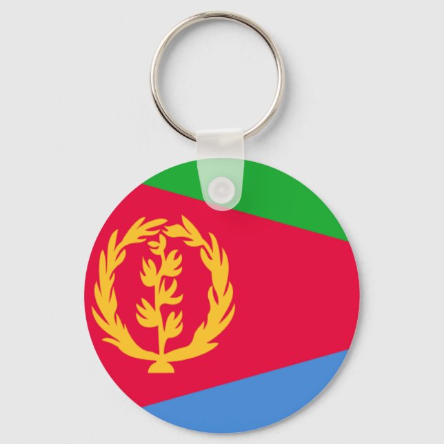 Flag of Eritrea Key Ring (Front)