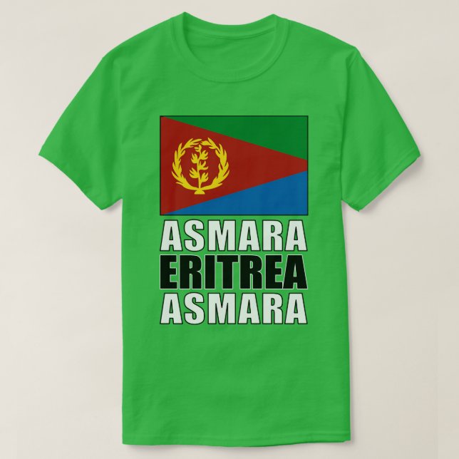 Flag of Eritrea T-Shirt (Design Front)