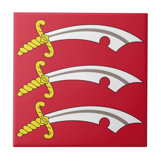 Flag of Essex (UK county) Tile (Front)