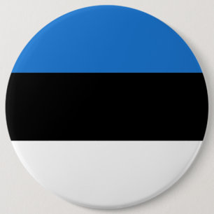 Flag of Estonia 6 Cm Round Badge