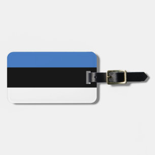 Flag of Estonia Easy ID Personal Luggage Tag