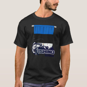 Flag Of Estonia Fishing In Estonia Estonia Fishi T-Shirt