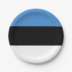 Flag of Estonia Paper Plates