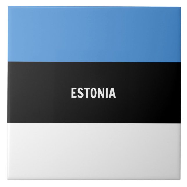 Flag of Estonia Tile (Front)