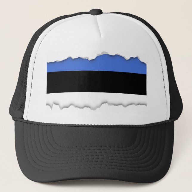 Flag of Estonia Trucker Hat (Front)