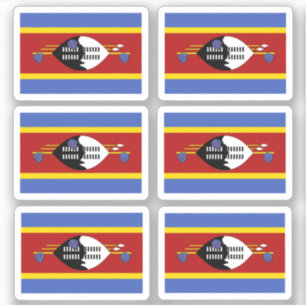 Flag of Eswatini - a collection Sticker