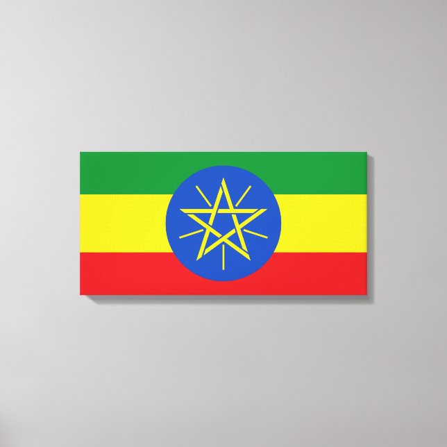 Flag of Ethiopia Canvas Print (Front)