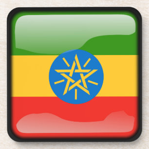 Flag of Ethiopia Coaster