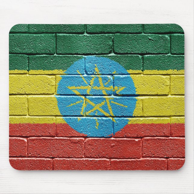 Flag of Ethiopia Mouse Mat (Front)