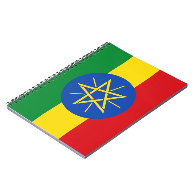 Flag of Ethiopia Notebook (Left Side)