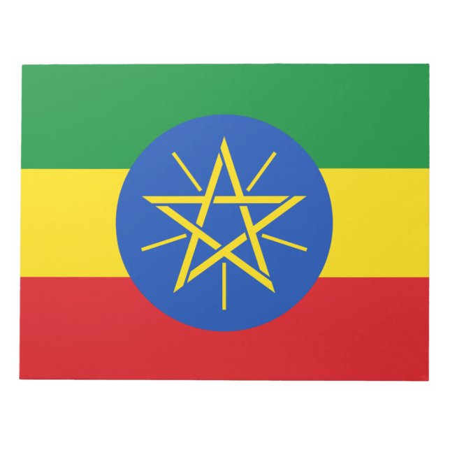 Flag of Ethiopia Notepad (Front)