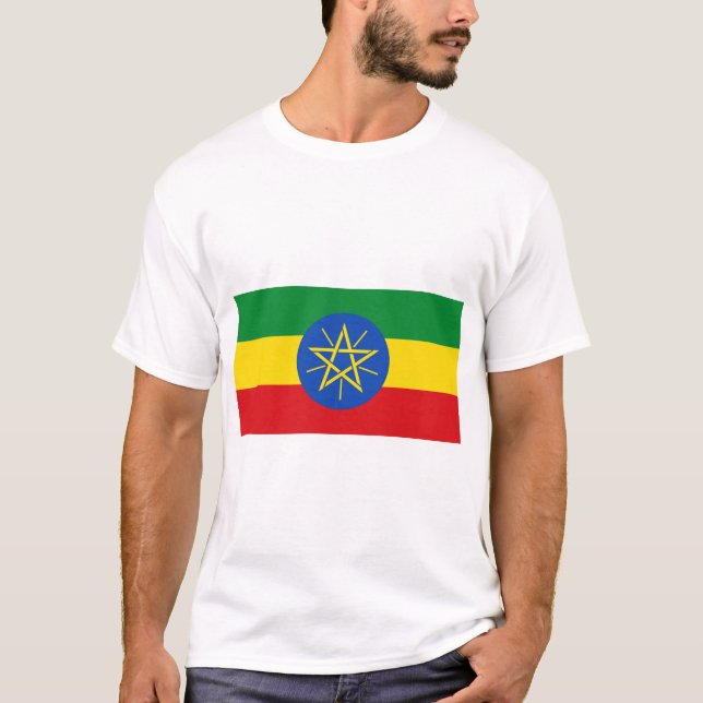 Flag of Ethiopia T-Shirt (Front)
