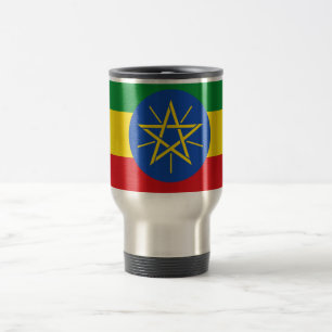 Flag of Ethiopia Travel/Commuter Mug