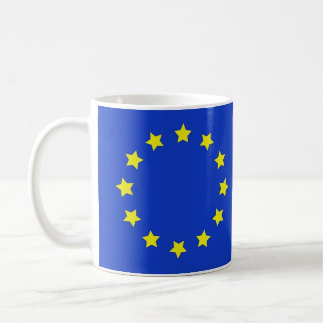 Flag of Europe Coffee Mug (Left)