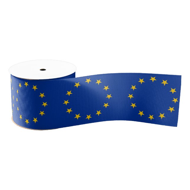 Flag of Europe, European Flag Grosgrain Ribbon (Spool)