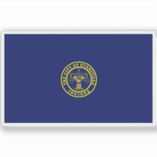Flag of Evansville, Indiana