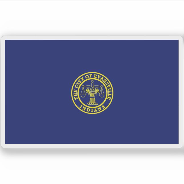 Flag of Evansville, Indiana (Front)
