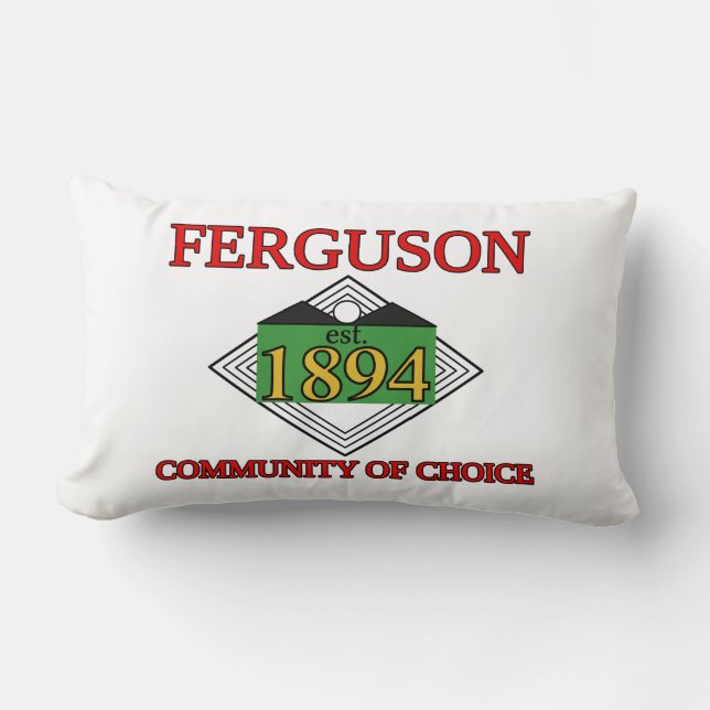 Flag of Ferguson, Missouri Lumbar Cushion (Front)