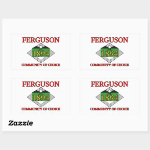 Flag of Ferguson, Missouri Rectangular Sticker
