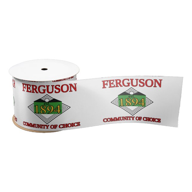 Flag of Ferguson, Missouri Satin Ribbon (Spool)