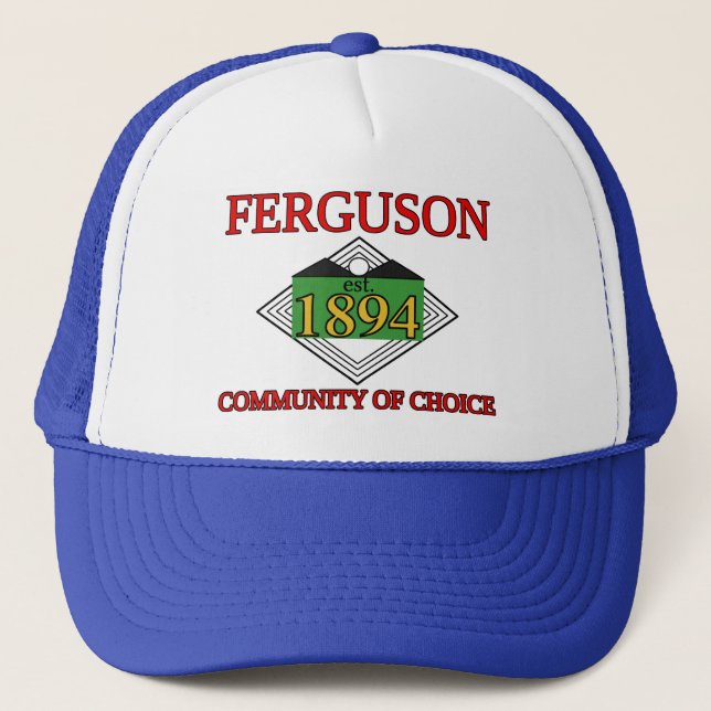 Flag of Ferguson, Missouri Trucker Hat (Front)