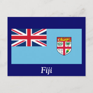 Flag of Fiji Postcard
