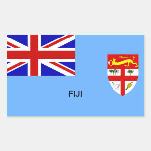 Flag of Fiji Rectangular Sticker