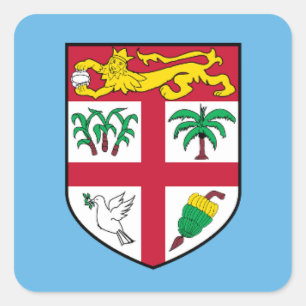 Flag of Fiji Square Sticker