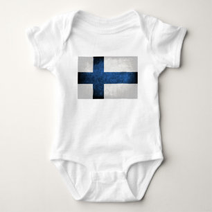 Flag of Finland Baby Bodysuit