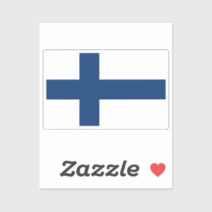 Flag of Finland custom-cut