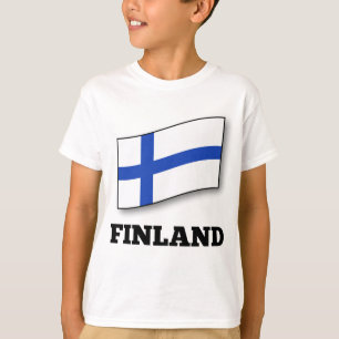 Flag of Finland design T-Shirt