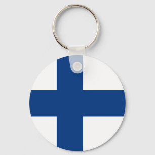 Flag of Finland Keychain