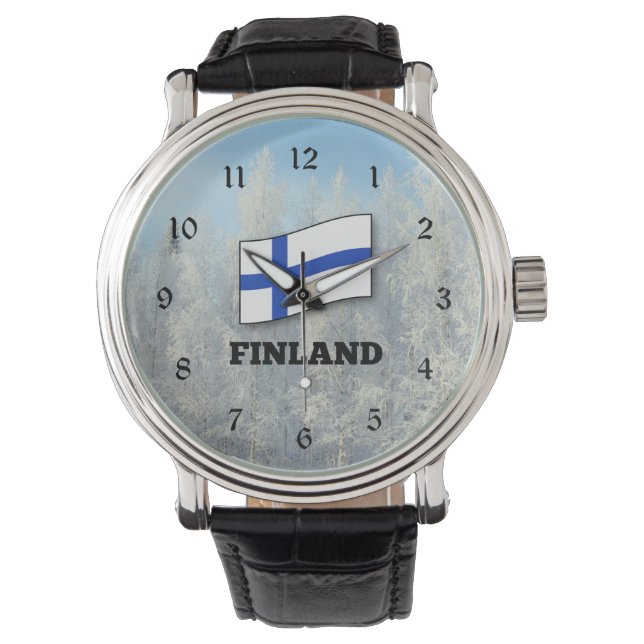 Flag of Finland, labelled Watch (Front)