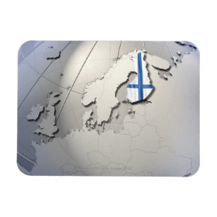 Flag of Finland Magnet