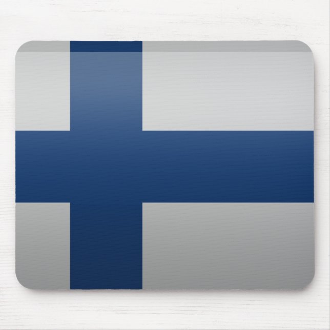 Flag of Finland Mouse Mat (Front)