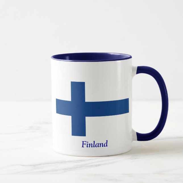 Flag of Finland Mug (Right)