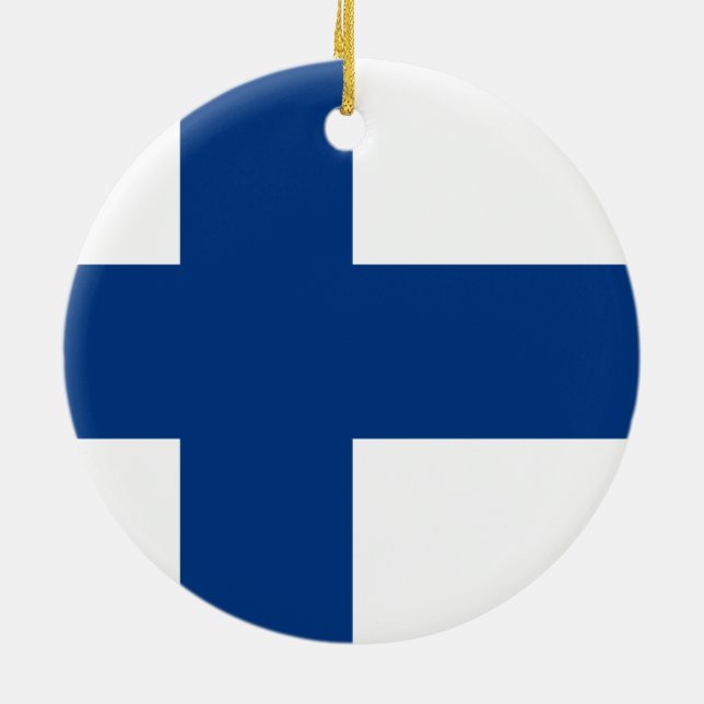 Flag of Finland Ornament (Back)