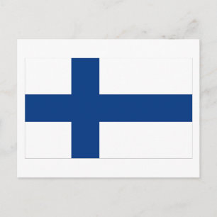 Flag of Finland Postcard
