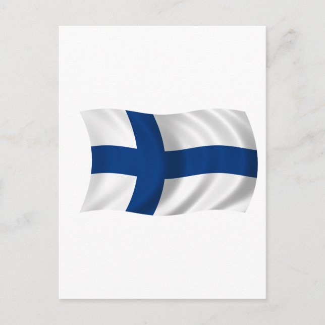 Flag of Finland Postcard (Front)