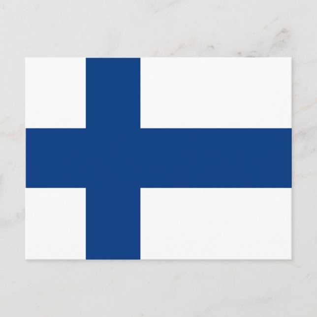 Flag of Finland Postcard (Front)