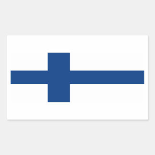 Flag of Finland Rectangular Sticker