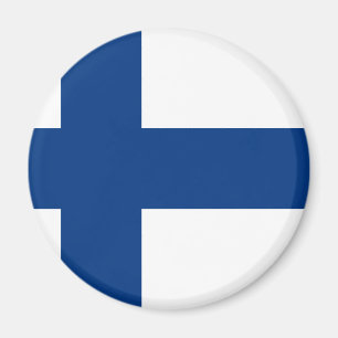 Flag of Finland (Suomen lippu, Finlands flagga) Magnet