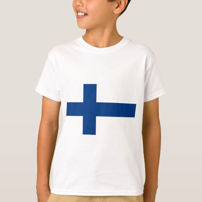 Flag of Finland - Suomen lippu - Finlands flagga T-Shirt (Front)