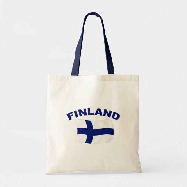 Flag of Finland Tote Bag (Front)