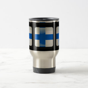 Flag of Finland Travel Mug